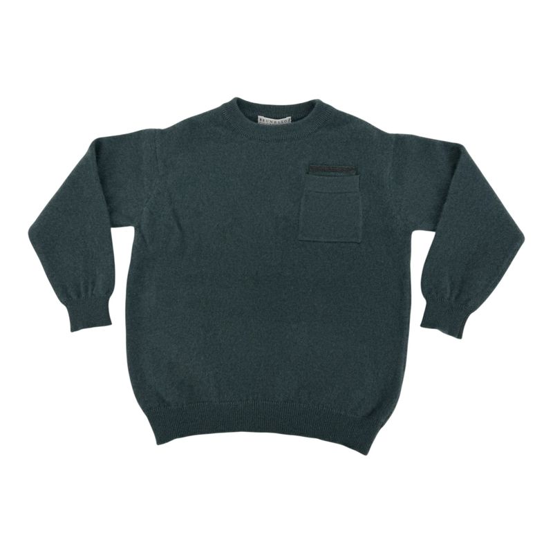 Brunello Cucinelli Cashmere-Pullover – Größe 4Y / 104 – Neuwertig