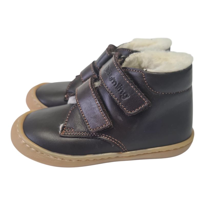 Däumling Lauflernschuhe Gr. 20 – Leder, warmgefüttert, neu