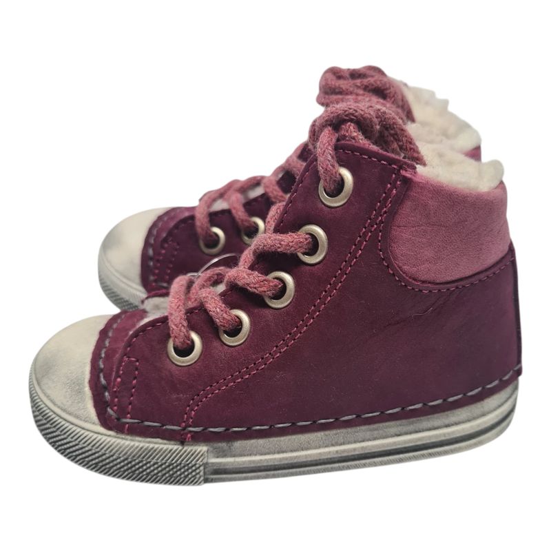 Däumling Lauflern-Sneaker Gr. 20 – Leder, warmgefüttert, NEU