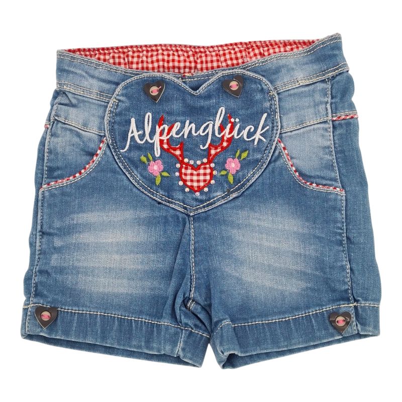Bondi Trachten Jeansshort Gr. 92 – gut erhalten