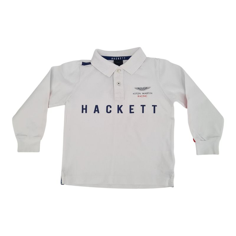 Aston Martin Racing Langarm-Poloshirt Gr. 116 (5-6Y)