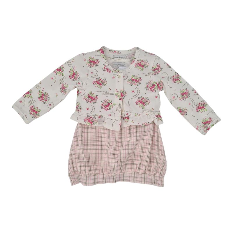 Ducky Beau Babykleid-Set (Jäckchen & Kleidchen) Gr. 68